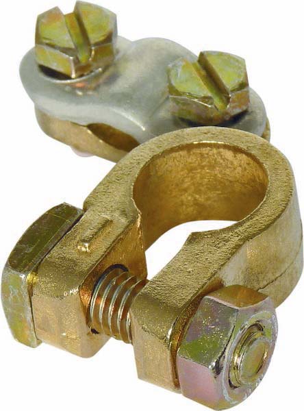 Collier de batterie VL à barrette/double serrage/pôle 