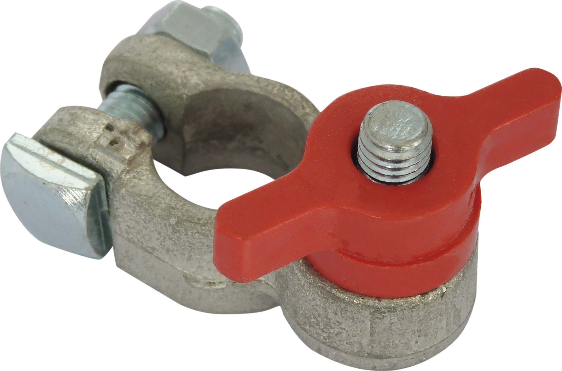 Colliers de batterie VL double serrage/papillon/rouge et vert - de 2 pcs DRAKKAR - 04249