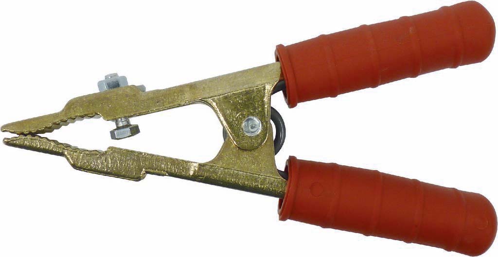 Pince cuivre rouge 250a mors plat - 04355