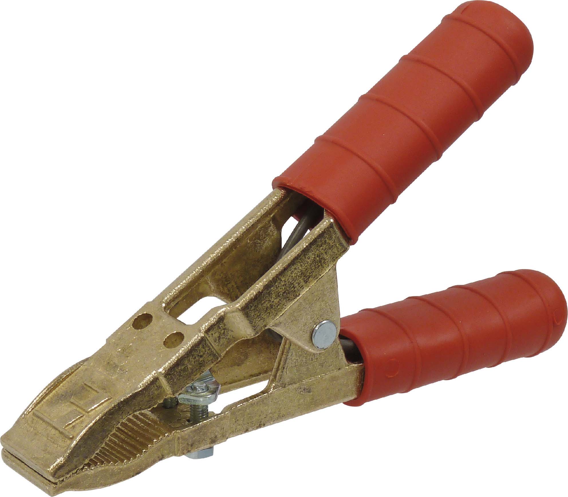 Pince cuivre rouge 350a mors plat - 04357