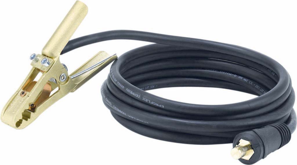 Câble 35mm² 4m TX50 avec pince de masse TRAFIMET - 04908