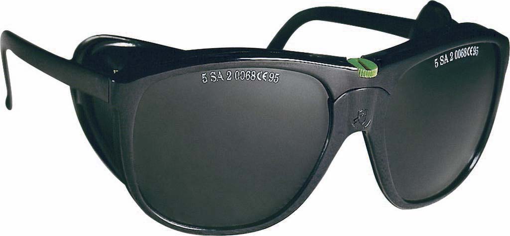 Lunettes de soudage teinte 5 avec protections latérales TRAFIMET - 04930
