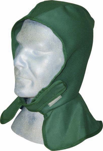 Cagoule de soudeur en coton ignifugé vert TRAFIMET - 04935