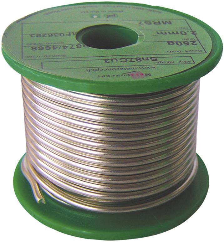 FIL AME DECAPANTE ETAIN 96% ARGENT 4% BOBINE 250GR 2MM VRAC--05620