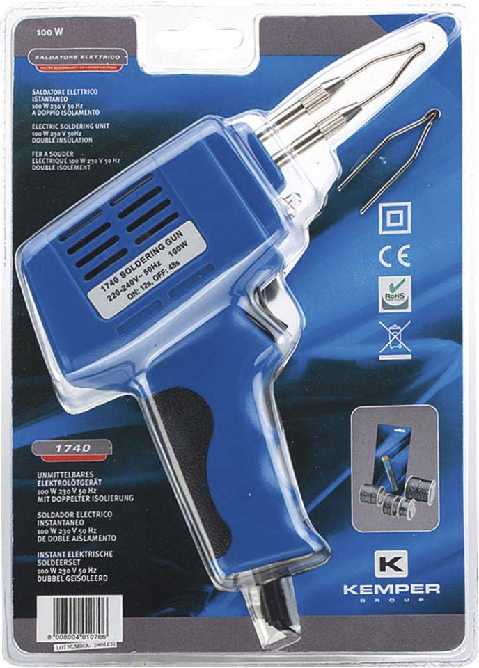 Pistolet à souder électrique 230v 100w KEMPER - 05625