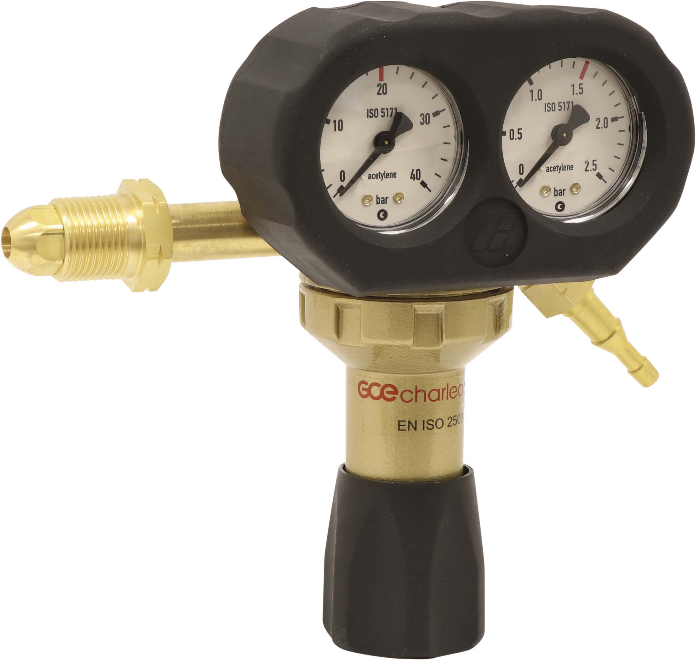 Detendeur blinde acetylene 15 bars 0 GCE CHARLEDAVE - 05703