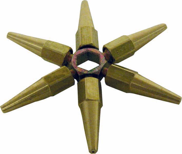 Etoile n°0 acetylene 6 becs vrac GCE CHARLEDAVE - 05712