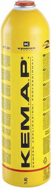 Cartouche 1l (220gr de gaz propane+catalisateur tres haute performance) KEMPER - 05744