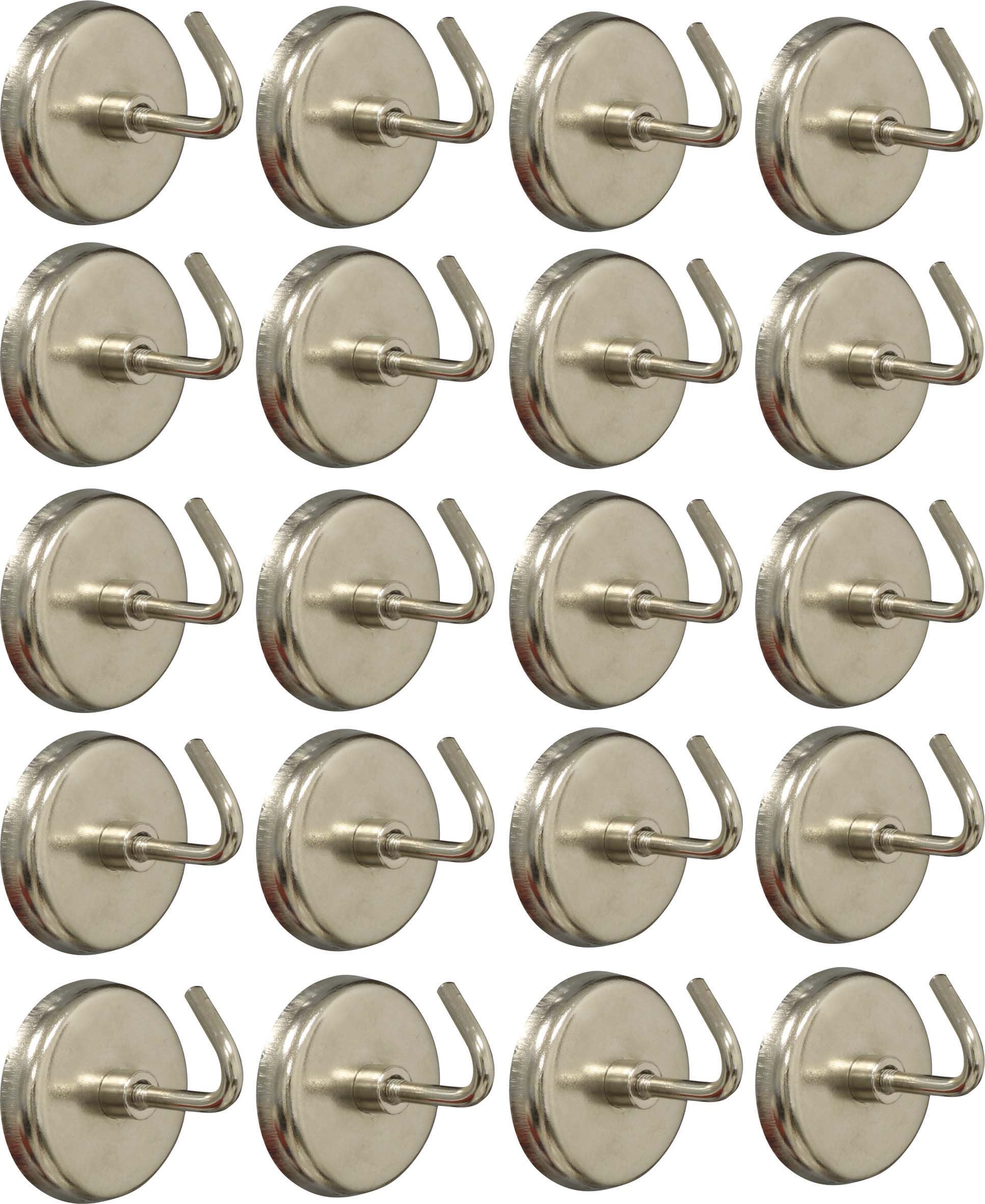 Crochets magnetiques (blister de 20 pcs) capacite 3.6kgs STILKER - 05856