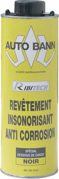 Revêtement insonorisant anti-corrosion bas de caisse pistolable - bidon de 1L - 06361