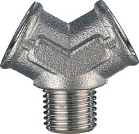 Raccord en y 1xm/2xf 1/4' ANI - 06556
