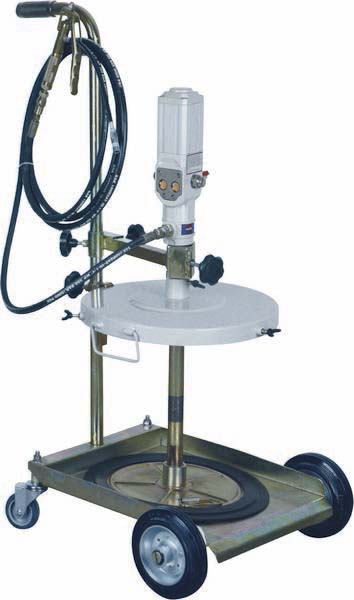 Ensemble pompe pneumatique pour graisse 50/60kg tuyau 4m avec chariot DRAKKAR EQUIPEMENT - 07125