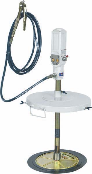 Ensemble pneumatique graisse 50/60kg 50:1 avec pistolet et tuyau 4m DRAKKAR - 07126