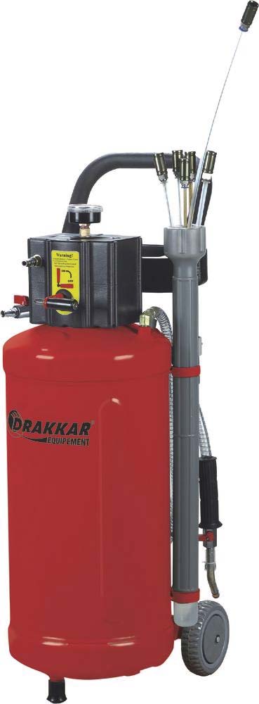 Vidangeur d'huile pneumatique mobile par aspiration 30L autonome DRAKKAR - 07160
