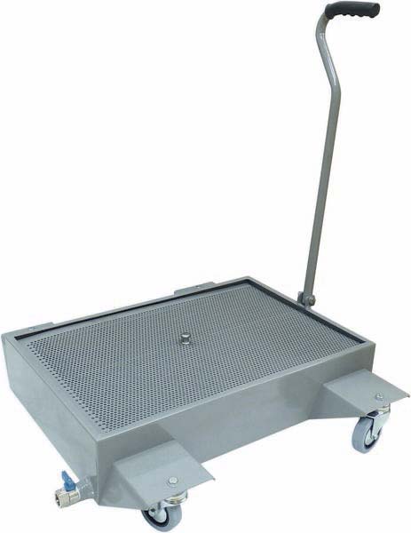 Bac de vidange acier mobile 24L DRAKKAR - 07235