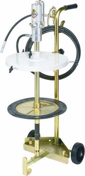 Ensemble pneumatique graisse 50/60kg 50:1 avec pistolet tuyau 4m et chariot 2 roues RAASM - 07266