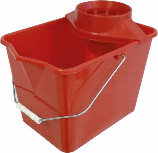 Seau de lavage ménager rectangle 15L avec essoreur - 07300
