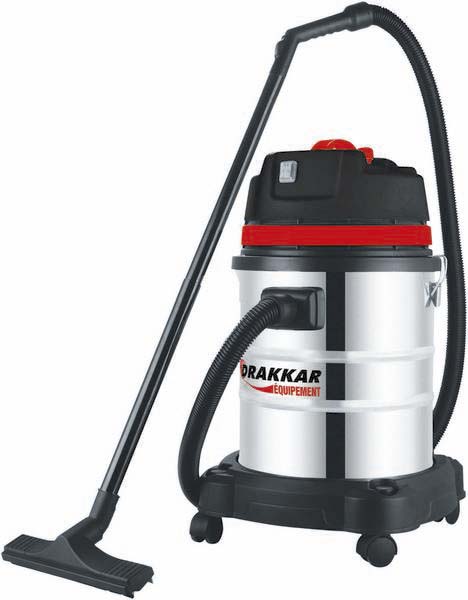 Aspirateur 40l eau et poussieres 1200w DRAKKAR EQUIPEMENT - 07401