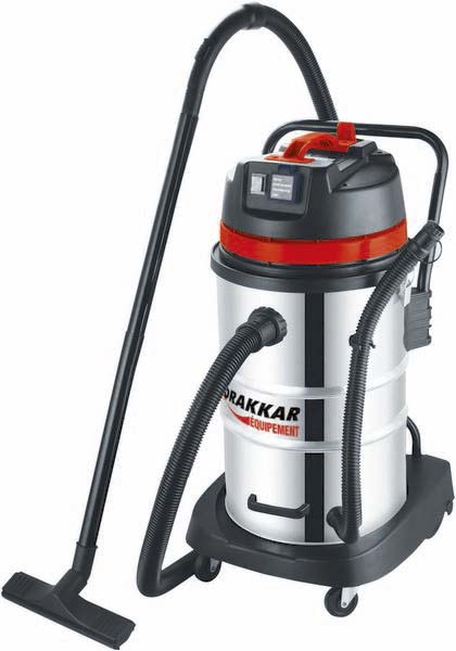 Aspirateur 50l eau et poussieres 1200w DRAKKAR EQUIPEMENT - 07403