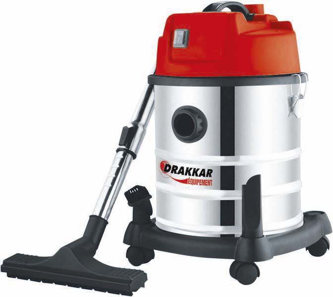 Aspirateur 20l eau et poussieres 1200w DRAKKAR EQUIPEMENT - 07411