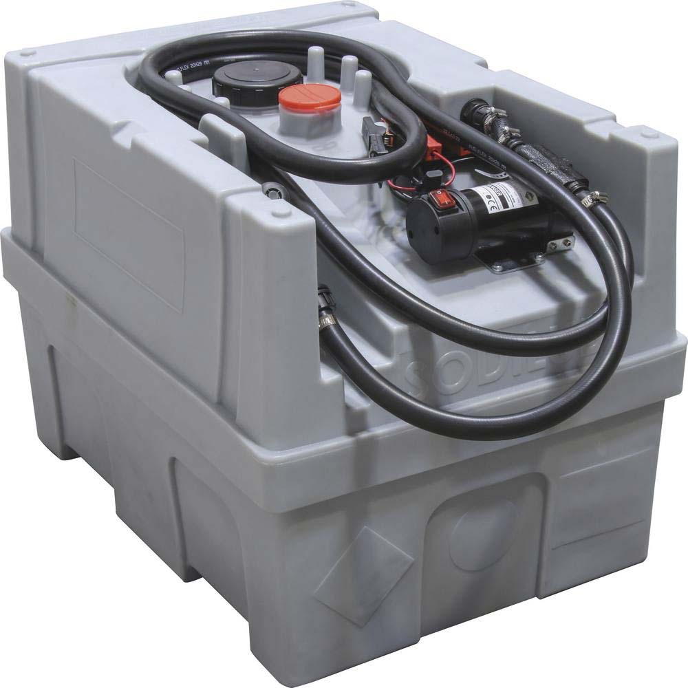 Cuve de stockage gasoil PEHD 2500L double paroi avec armoire intégrée pour station à gasoil 230V 60 l/min et pistolet automatique/compteur/filtre DRAKKAR - 08002