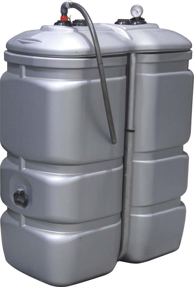 Cuve de stockage gasoil PEHD 750L double paroi pré-équipée SCHUTZ - 08061
