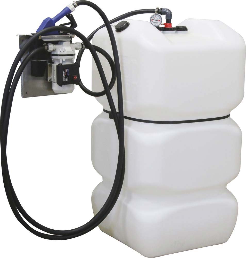 Cuve de stockage AdBlue PEHD 600L simple paroi avec kit station 230V et pistolet automatique DRAKKAR - 08082