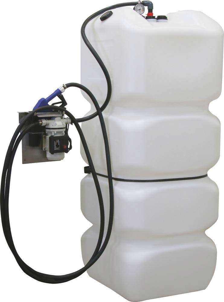 Cuve de stockage AdBlue PEHD 1000L simple paroi avec kit station 230V et pistolet automatique DRAKKAR - 08086