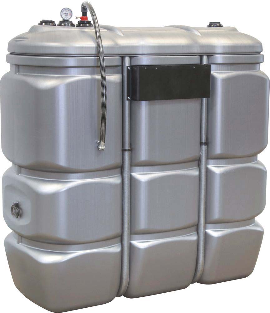 Cuve de stockage gasoil PEHD 1500L double paroi pré-équipée SCHUTZ - 08126
