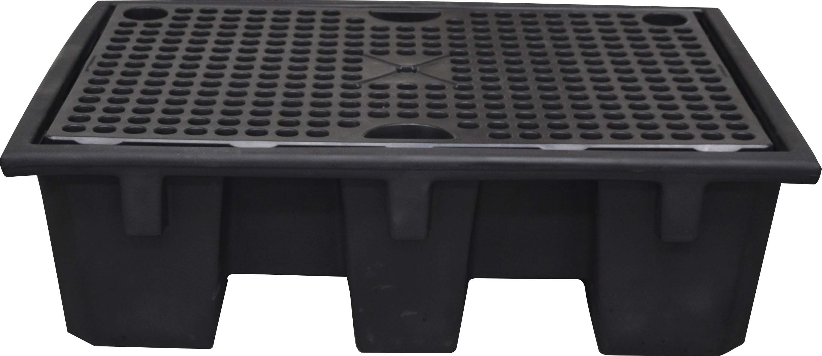 Bac de retention polyethtlene 240l 130x90x39cm avec caillebottis polyethylene DRAKKAR EQUIPEMENT - 08240