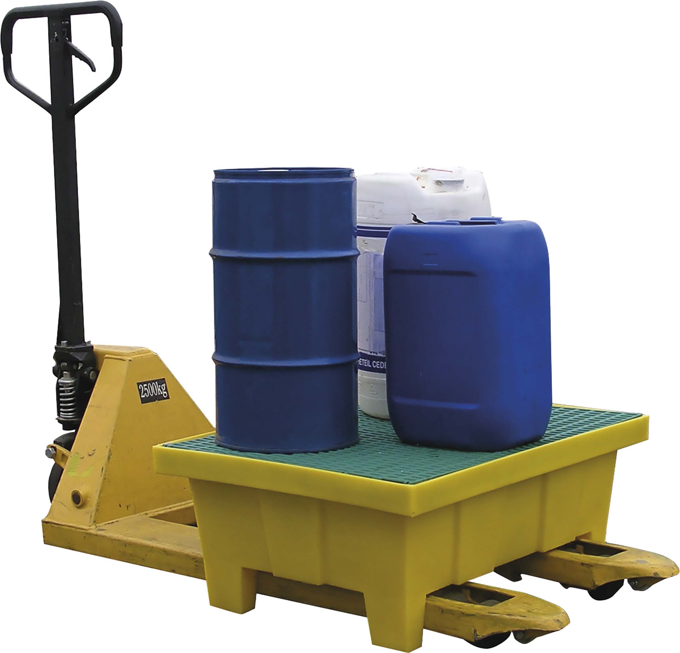 Bac de rétention 70L 100% PE avec pieds et caillebotis DRAKKAR - 08249