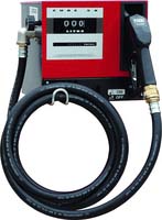 Pompe à gasoil 230V 70 l/min avec pistolet automatique/volucompteur - station carrossée PIUSI - 08381