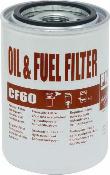 Filtre à gasoil 60 l/min 10μ femelle 3/4