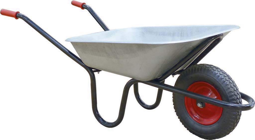Brouette acier galvanisé 80L STILKER - 08443