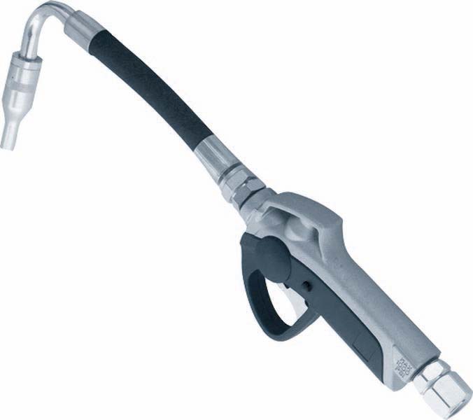 Pistolet à huile avec bec flexible raccord 1/2
