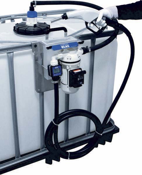 Pompe électrique AdBlue avec compteur 230V 400W 34 l/min - kit station pour cuve IBC PIUSI - 08584