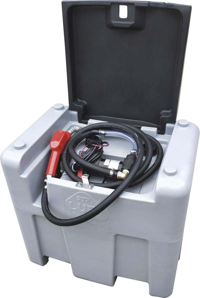 Cuve de ravitaillement fuel 200l ADR 12v 40 l/min avec capot SODILUB - 08600