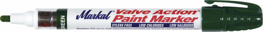 Feutre à peinture liquide permanent vert surface propre MARKAL - 08702