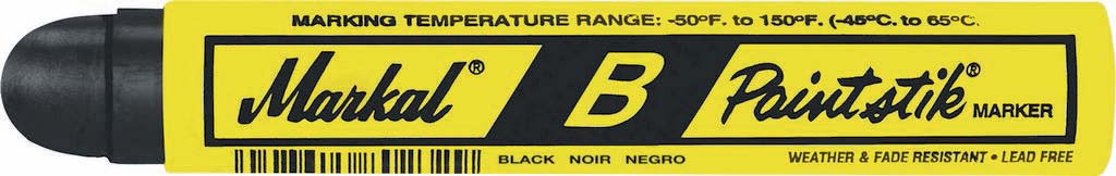 Bâton de peinture solide toutes surfaces PAINTSTIK Original B noir MARKAL - 08734