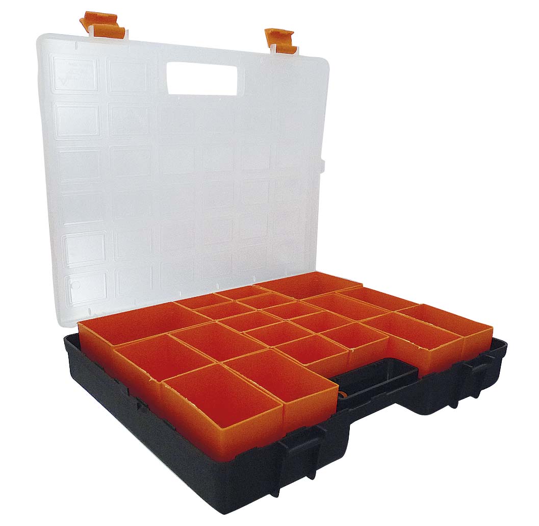 Mallette de rangement 20 godets 372x314x70mm - 09026