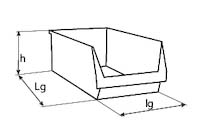 Boîte à bec rouge 420x270x175mm TAYG - 09129