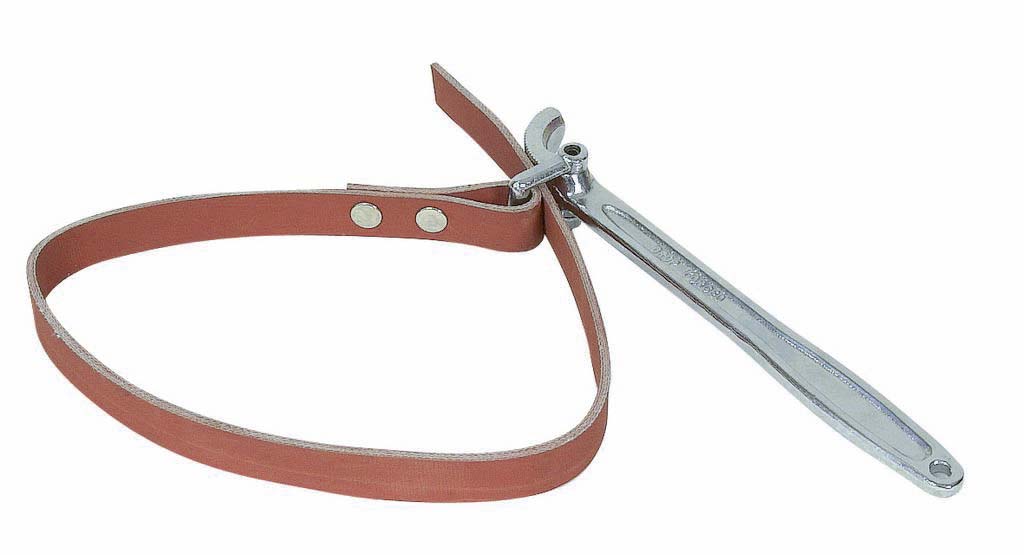 Clé à filtre à sangle en cuir 220mm max DRAKKAR TOOLS - 09177