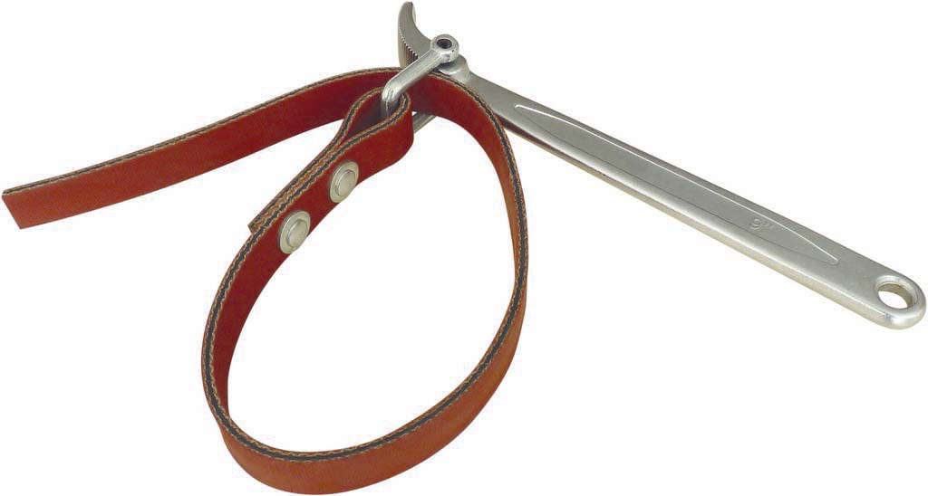 Clé à filtre à sangle en cuir 110mm max DRAKKAR TOOLS - 09183