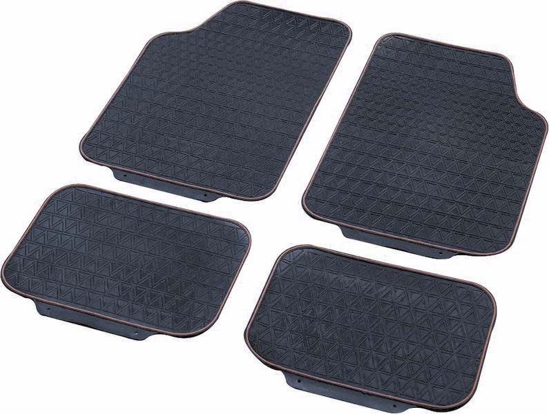 TAPIS CAOUTCHOUC 4PCS 60X40 + 30X40 - DRAKKAR TOOLS - 9700