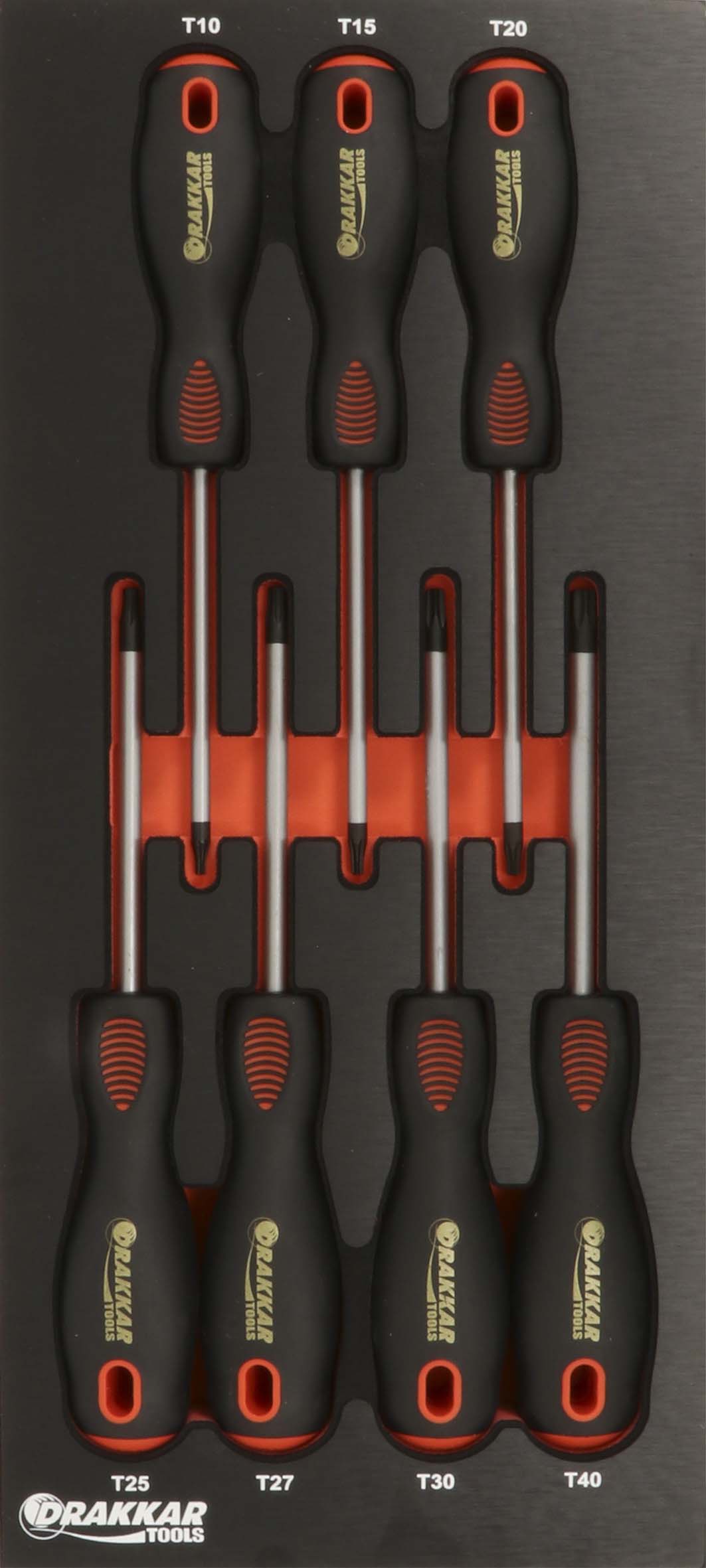 Module mousse finition metal tournevis torx DRAKKAR TOOLS - 09727