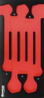 Module mousse 395x178mm métal vide pour clés mixtes 23 à 27mm DRAKKAR TOOLS - 09755