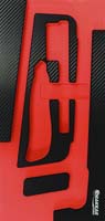 Module mousse 402x189mm carbone vide pour scie/lames/cutter/brosse DRAKKAR TOOLS - 09814