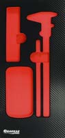 Module mousse 402x189mm carbone vide pour multimètre/pied à coulisse DRAKKAR TOOLS - 09819