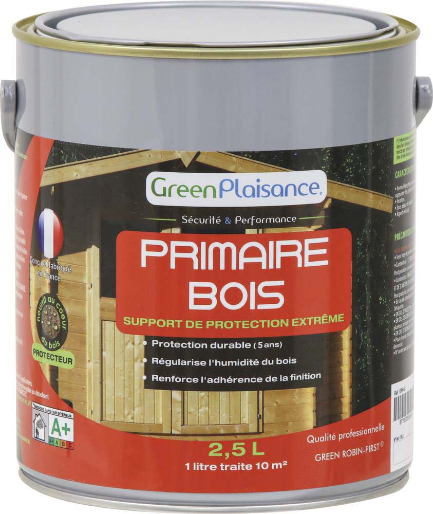 Primaire bois incolore - pot de 2,5L GREEN PLAISANCE - 09948