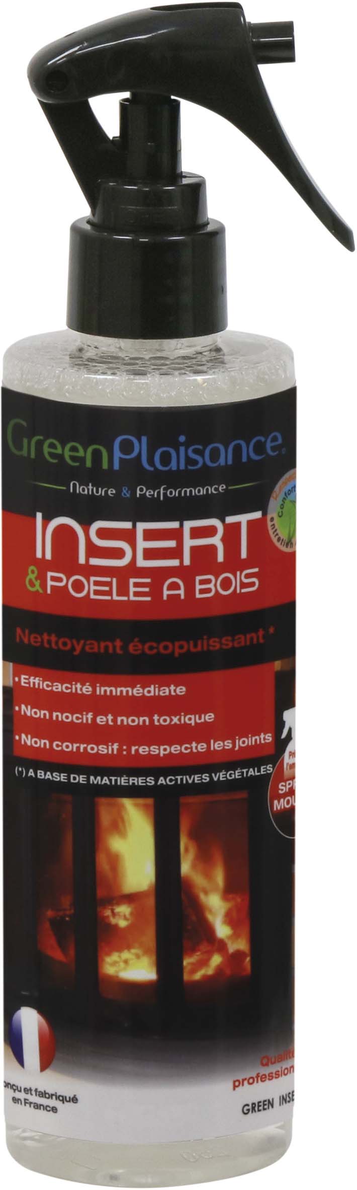 Nettoyant ecopuissant pour insert et poele a bois en 250ml GREEN PLAISANCE - 09984